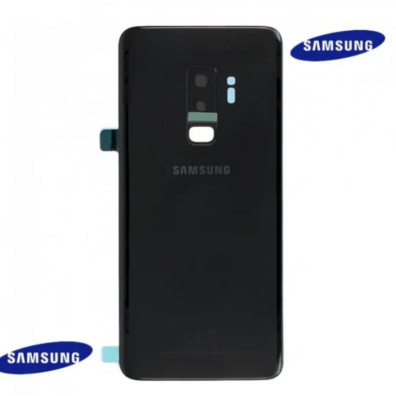 Galaxy S9 plus (G965F) - Vitre arrière Minuit Noir (Service Pack)