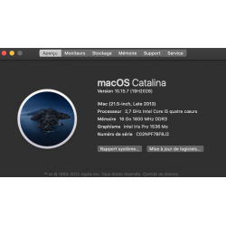 iMac (2013) 21.5’’ upgraded 1000GB HDD 16GB Ram