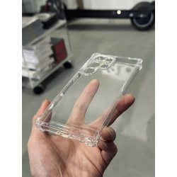 Galaxy S23 Ultra - coque transparent anti empreinte ultra résistante avec renforts 4 coins