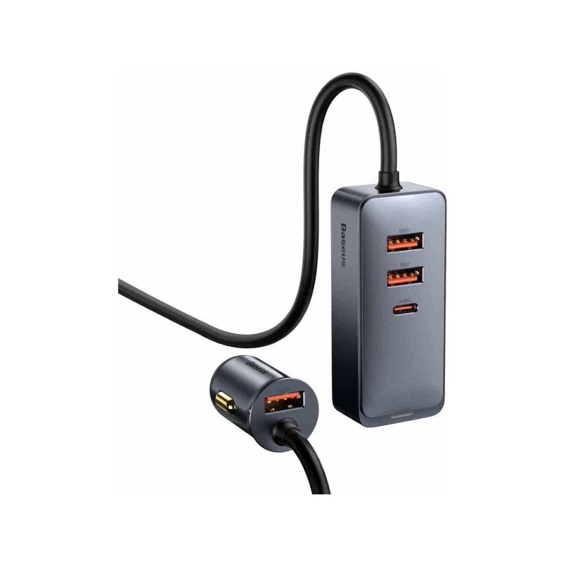 Baseus Chargeur de voiture allume cigare 3U+1C Baseus 120W