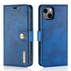 iPhone 14 Plus - Portefeuille étui coque détachable Bleu