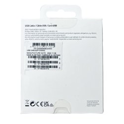 2 Câbles USB / Type-C Samsung - 1,5M - Noir - Retail Box (Origine) - Pack de 2