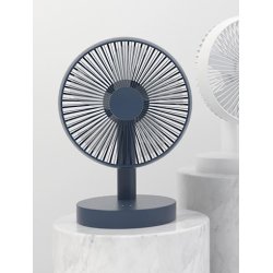 Ventilateur à batterie de Bureau Portable très Silencieux BLEU foncé