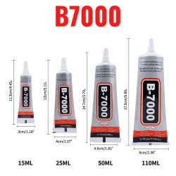 COLLE B7000 50 ML Super Glue Pour Réparation Pose Téléphones Smartphones Tablettes