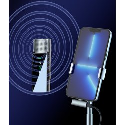 Wireless Cravate Microphones pour iphone Microphone sans Fil LED écran étui de Charge avec pour iPhone/iPad