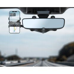 Support voiture retrovisieur extensible pour téléphone 5.8-9cm