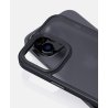 iPhone 14 - coque cadre noire dos translucide