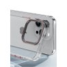 iPhone 15 Pro/Max/15 Plus/15 - Coque transparente antichoc boton rouge