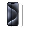 iPhone 15 Pro/Max/15 Plus/15 - Protection d'écran en verre trempé bord noir 11D