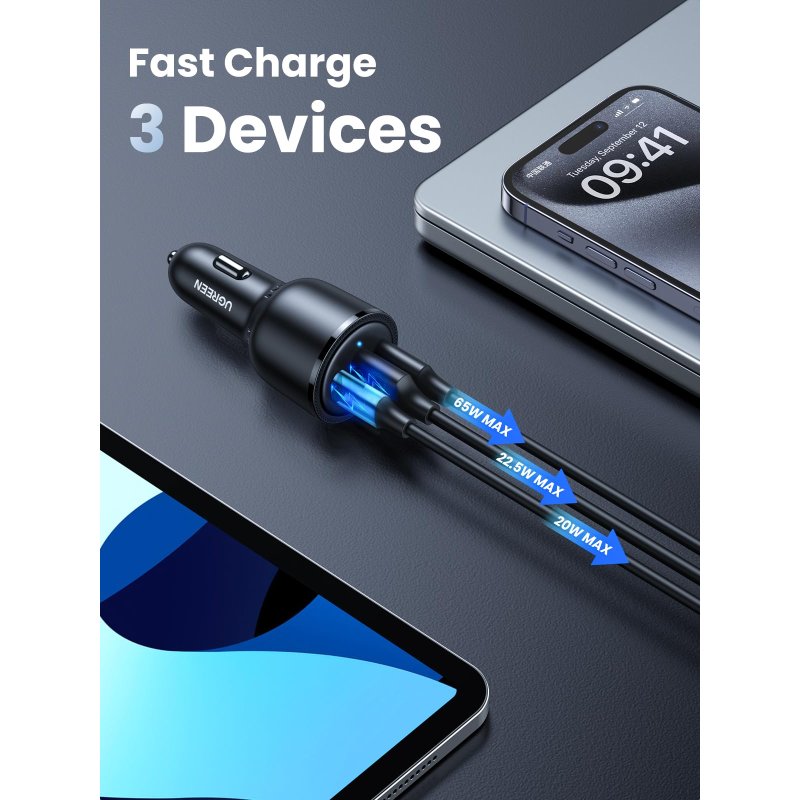 copy of Quick Charge 3.0 Chargeur Voiture 18W 2-Port USB Chargeur Allume  Cigar