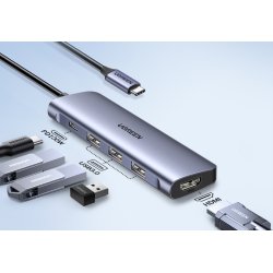 UGREEN Hub HDMI 4K avec PD Charge 100W iphone 15 plus pro max
