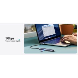 copy of Concentrateur Hub 4-Ports commutable USB 3.0 SuperSpeed