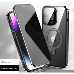 copy of iPhone 12 pro/12 - black case amouvable caméra protection