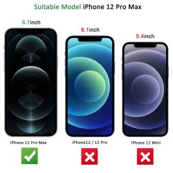 iPhone 12 Pro Max - Lot de 3 protections écran verre trempé en 9H