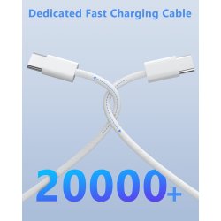iPhone15 pro(Max)15(Plus) - Kit 20W Chargeur USB C Rapide et 1M Cable USB C Charge Rapide