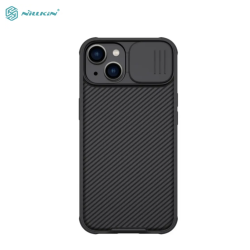 iPhone 15 Pro/Max/15 Plus/15 - Coque noire Nillkin protection caméra amovible