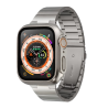 Apple watch ultra 49mm - Bracelet en métal couleur titan nracelet en inox pour hommes haut de gamme