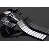 Huawei TalkBand B7/B6 - Bracelet métal en Noir gris fermeture papillon