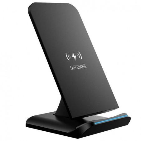 Dock support QI Chargeur sans fil Chargeur à Induction - Noir