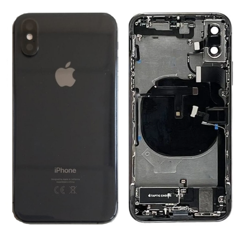 Châssis Vide iPhone X Noir (Origine Demonté) - Grade A/AB/B