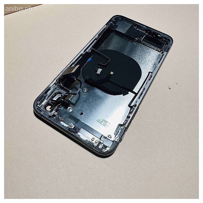 Chassis Complet Pour IPhone XS, Couleur Argent (Blanc) Avec Vitre Arrière, Neuf