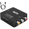 Mini AV RCA CVBS vers HDMI Vidéo Audio Adaptateur pour Caméra, Xbox 360, PS1, PS2, WII, N64, Gamecube, Snes, NES, PSP