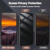 Galaxy S21 - Tempered Glass Privacy protection écran anti espion
