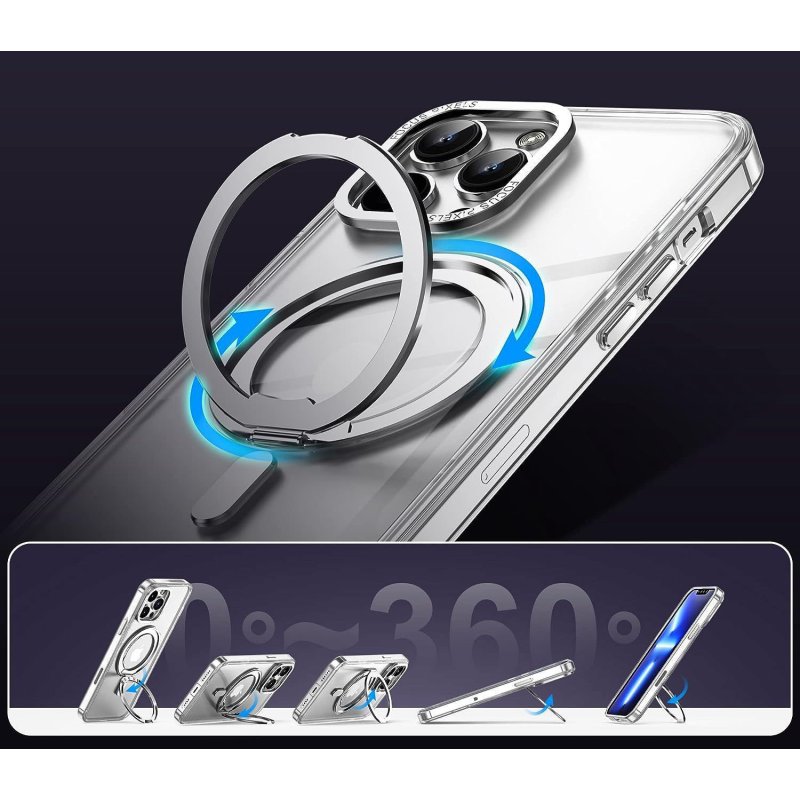 Coque IPhone MagSafe Magnétique Transparente Antichoc - Compatible IPhone 11 à 16