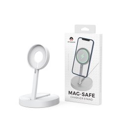 Support magnétique chargement MagSafe, base de rangement pliable en plastique ABS, adapté à l'iPhone 15