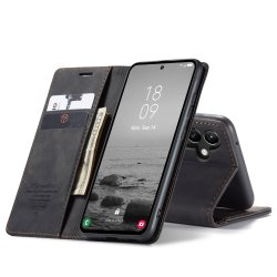 Galaxy A54 - étui support rétro avec pochettes