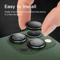 iPhone 12 pro/11Pro/Max - Kit de 3 Verres Caméra - VERT