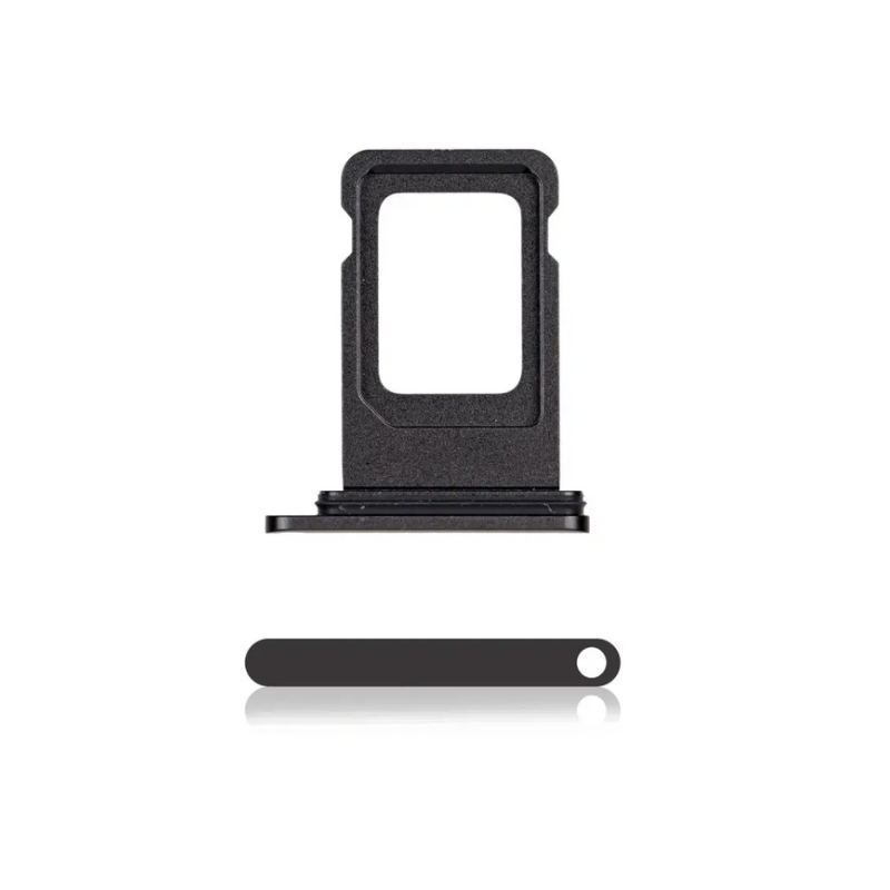 iPhone 11 -  Tiroir SIM NOIR Plateau de carte SIM unique compatible pour iPhone 11