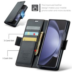 Galaxy Z Fold6 - Etui à Rabat étui de lux Noir