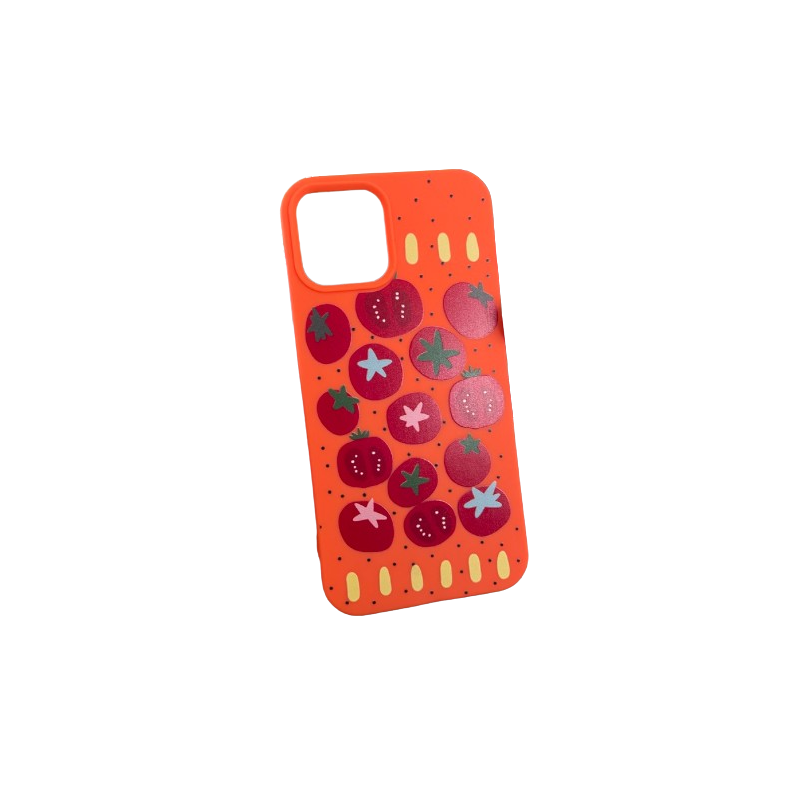 iPhone 15/14/14/13/12 - Coque resistante style tomates