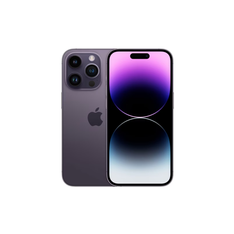 Smartphone occasion iPhone 14 Pro - Grade A 256 GB, Deep Purple, 6.10", SIM + eSIM, 48 Mpx, 5G