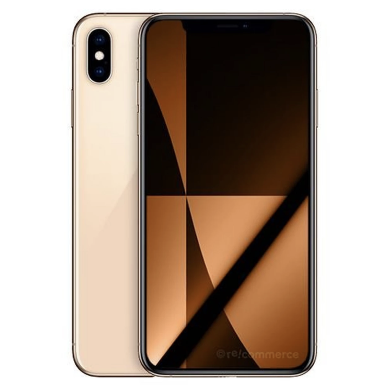 Smartphone iPhone xs max - Grade AB 64 GB, reconditionné Doré état batterie 100%