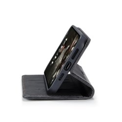 iPhone 16 Pro (Max) - Etui clapet portefeuille noir caseme