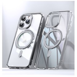 copy of iPhone 12 pro/12-  Coque Transparente avec Cercle magnétique intégré