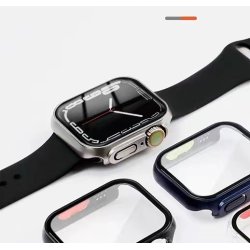 Apple Watch 45/44mm - Coque PC avec verre trempé