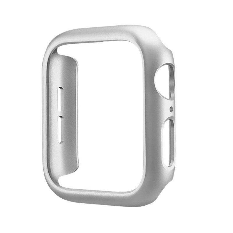 Apple Watch 46mm serie10 - coque PC noir sans verre trempé argenté