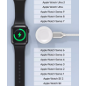 Apple Watch 10/9/8/7/6/SE - chargeur rond magnétique sans fil