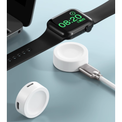 Apple Watch 10/9/8/7/6/SE - chargeur rond magnétique sans fil