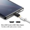 Micro USB mâle vers USB C (Type-C) femelle OTG câble de données / chargement