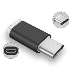 Micro USB mâle vers USB C (Type-C) femelle OTG câble de données / chargement