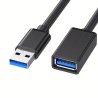 Câble rallonge USB 3.0 prolonger chargeur Samsung iPad iPhone 3m/5m