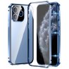 iPhone 15 Pro - Coque Magnétique double Face Verre - bleu foncé