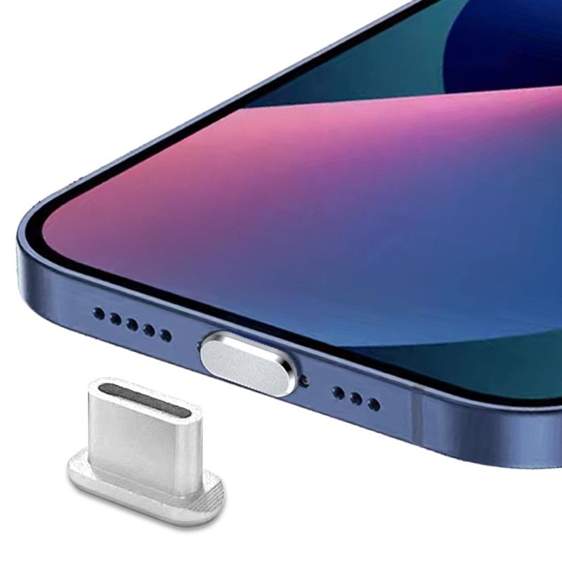 iPhone série 16/15 - bouchons anti-poussière de type C pour port de charge