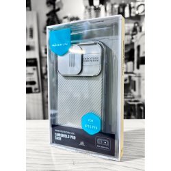 iPhone 16 Pro/Max/16 Plus/16 - Coque noire Nillkin protection caméra amovible - Titane