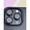 iPhone 16 Pro/Max 15 Pro/Max - Kit de 3 Verres Caméra - Noir