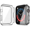 Apple Watch 42mm serie 10 - coque transparente avec verre trempé